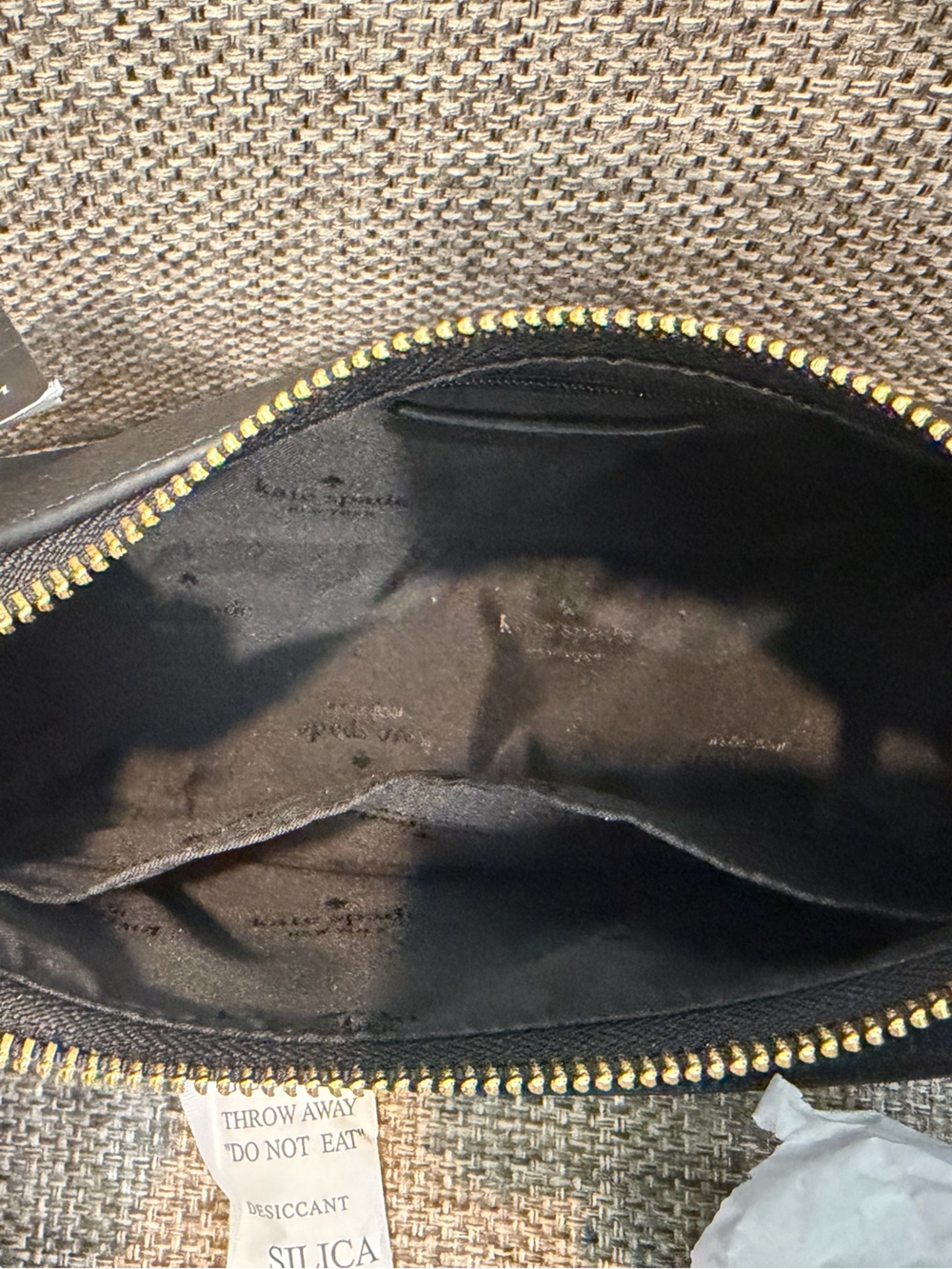 Kate Spade Kayla Black Pebbled Leather Convertible Shoulder Bag NWT - Picture 3 of 8
